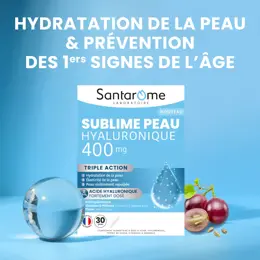Santarome - Sublime peau hyaluronique - hydratation - 30 Gelules