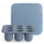 Mushie Solid Tradewinds Food Ice Cube Tray 10.5x10.5x3.5 cm