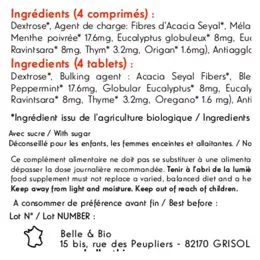 Belle & Bio Respiration Bio 100 pastilles