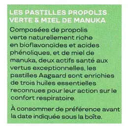 Aagaard Propolis Verte & Miel de Manuka 36 pastilles