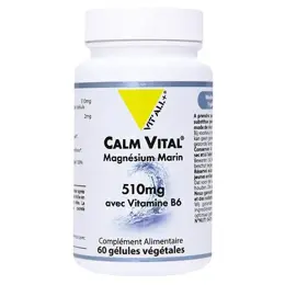 Vit'all+ Calm Vital Magnésium Marin 510mg 60 gélules végétales