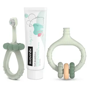 Suavinex Baby Dental Care Kit Inicial Verde +0m