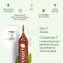 Superdiet Actimincyl Bio Brûle Graisse 20 ampoules