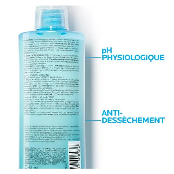 Lquido de la Roche Posay Lipikar cantidad 400ml