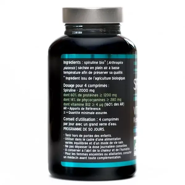 Nutrivie Spiruline Bio 200 Comprimidos