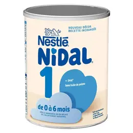 Nidal Lait en Poudre 1er Âge 0-6m 800g