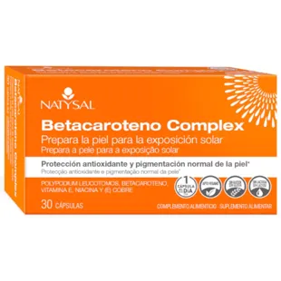 Natysal Betacarotene Complex 30 Capsules