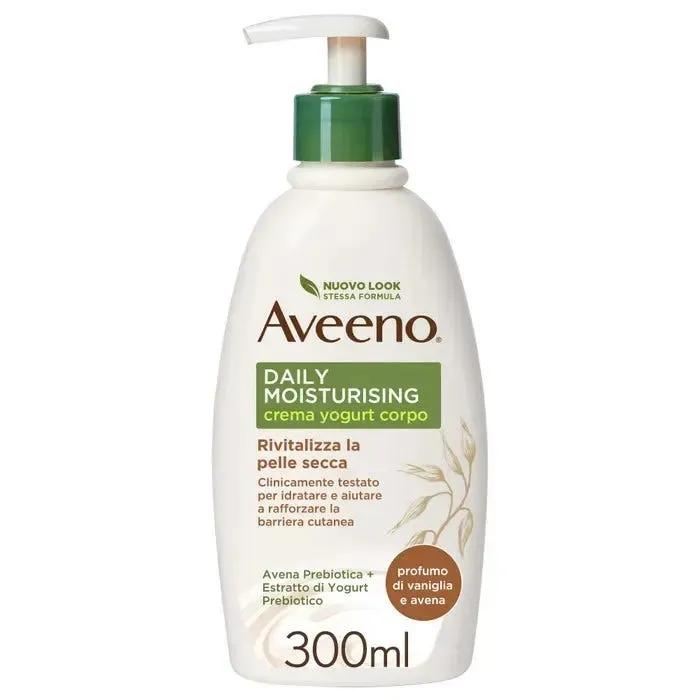 Aveeno Crema Corpo allo Yogurt al Profumo di Vaniglia 300 ml