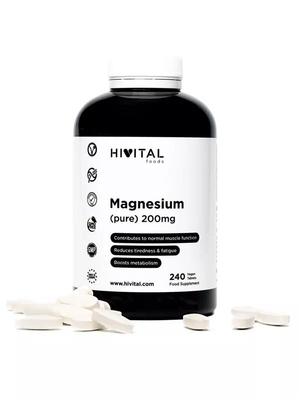 Hivital Magnésio Puro 200Mg 240 Comprimidos