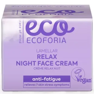 Ecoforia Lavender Clouds Lamellar Relaxing Facial Night Cream 50 ml