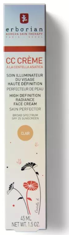 Erborian CC Cream Centella Asiática SPF25 Clair 45ml