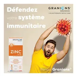 Complément Alimentaire Granions Zinc 15mg - Vitamines énergie - Neuf - Fabriqué En France