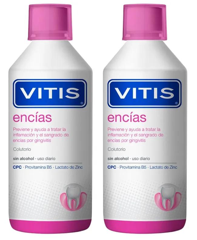 Vitis Alcohol-Free Gum Mouthwash 2x500 ml