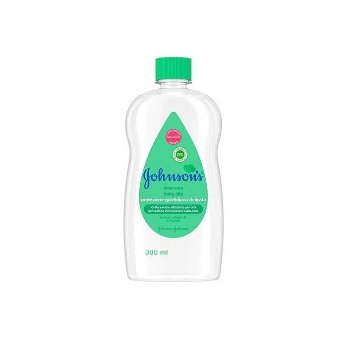 Johnson's Baby Olio Con Aloe Vera Idratante 300 Ml