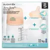 Suavinex Biberon Pack Zerø Zerø Débit Moyen 180ml