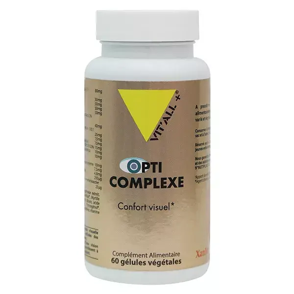 Vit'all+ OPTICOMPLEXE Confort visuel 60 gélules végétales