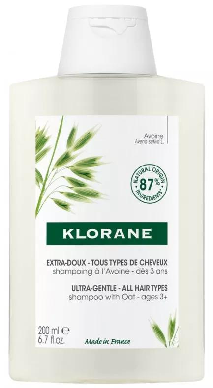 Klorane Champô Leite de Aveia 200ml