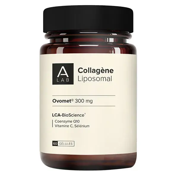 A-Lab Collagène Liposomal 300 mg - Anti-Âge, Hydratation, Articulations - 60 gélules