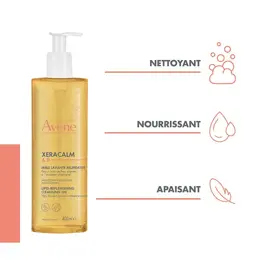 Avène XeraCalm A.D Huile Lavante Relipidante Lot de 2 x 400ml