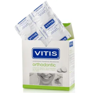 Effervescent Orthodontic Cleansing Tablets Vitis 32Uds