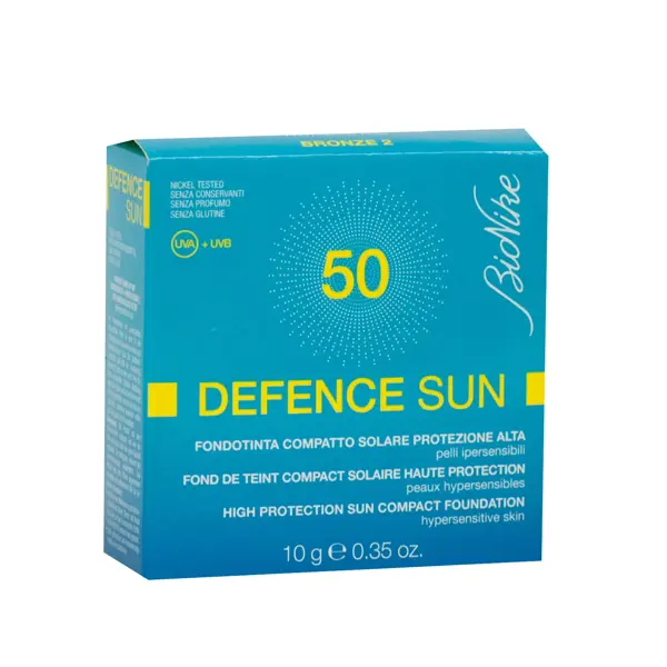 BioNike Defence Sun 50 Fondotinta Compatto Solare 2 Bronzo 10 gr