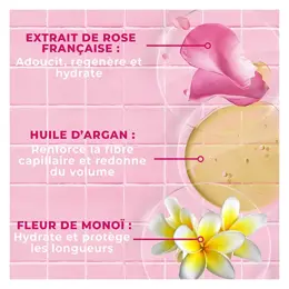 Energie Fruit Cheveux Masque 2 en 1 Kératine Végétale Monoï Rose & Huile d'Argan Bio 300ml