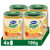 Hero Solo Bio Jar Apple, Peach and Banana +4m 4x190 gr