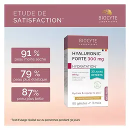 Biocyte Pack Hyaluronic Forte Anti-âge Hydrate et Repulpe Peau 90 Gélules