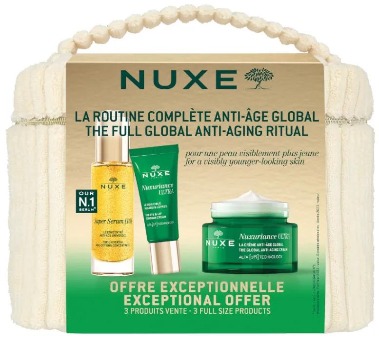 Nuxe Super Sérum 30 ml + Crème de Jour Nuxuriance 50 ml + Contour 15 ml