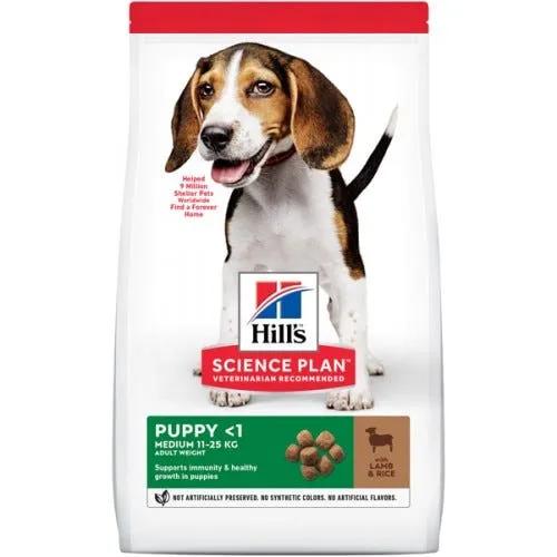 Hill's Science Plan Medium Puppy Cibo Secco Con Agnello E Riso Per Cuccioli Taglia Media 12Kg