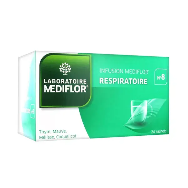 Sobres de  24 8 de N respiratorios infusin Mediflor