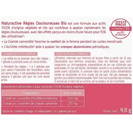 Naturactive Règles Douloureuses Crampes Abdominales Bio 30 gélules végétales