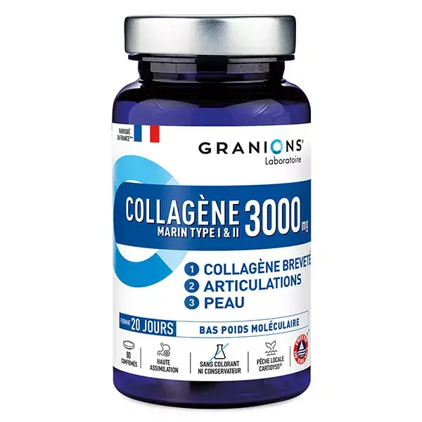 Granions Collagen Type I and II Pill box 80 tablets