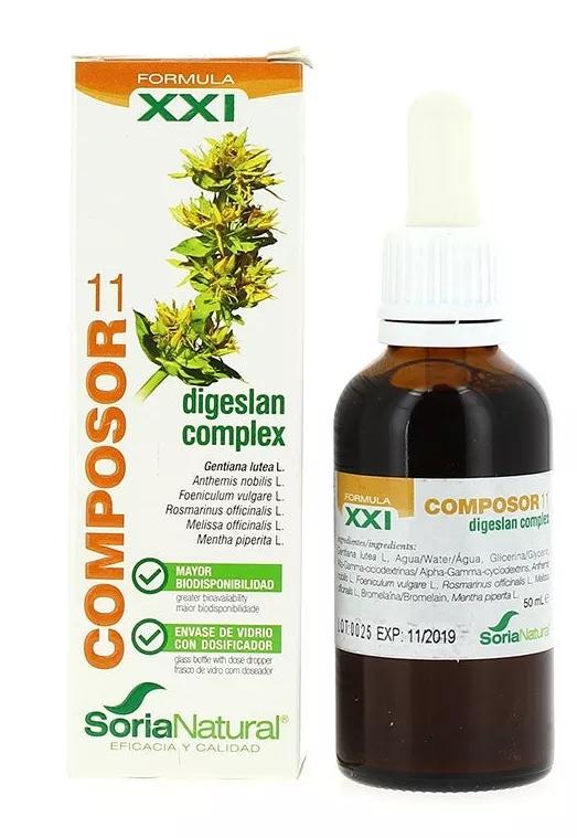 Composer 11 Digeslan Complex Formula XXI Soria Natural 50ml