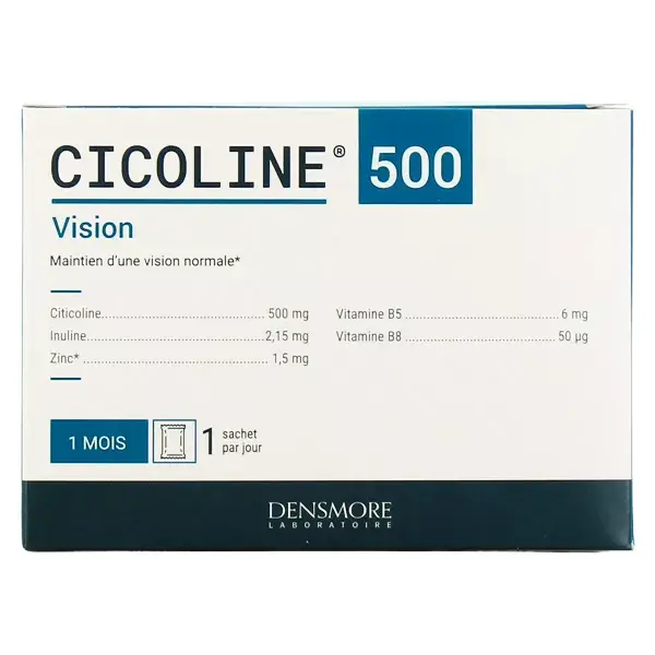 Densmore Cicoline 500 - Mémoire et Vision - Cure 1 mois