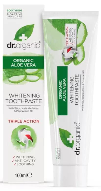 Dr. Organic Pasta de Dientes de Aloe Vera Orgánico 100 ml