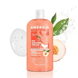 Energie Fruit Ma Douche Soin Peaux Délicates Gel Pêche Blanche & Eau de Riz Bio 500ml