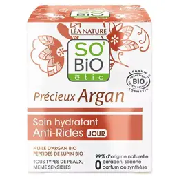 So'Bio Étic Précieux Argan Soin Hydratant Anti-Rides Jour Bio 50ml