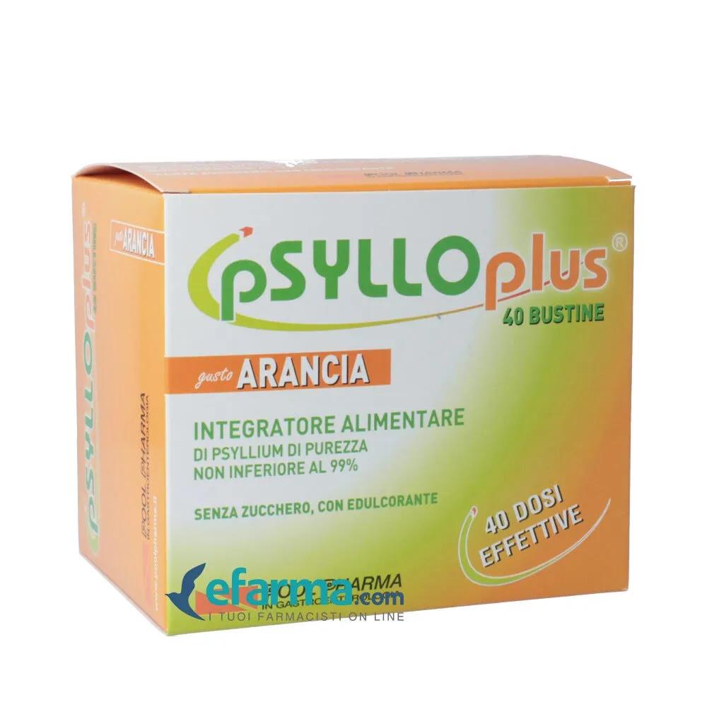 PsylloPlus Gusto Arancia Integratore Transito Intestinale 40 bustine