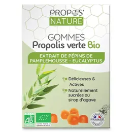 Propos' Nature Apithérapie Gomme de Propolis Pépins de Pamplemousse Eucalyptus Bio 45g