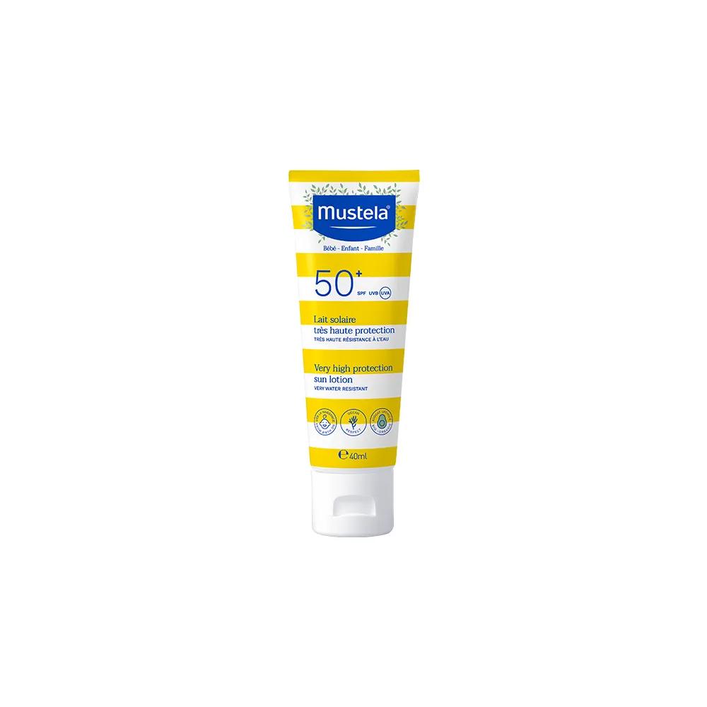 Mustela Latte Solare Viso SPF 50+ Protezione Per Tutta La Famiglia 40 ml