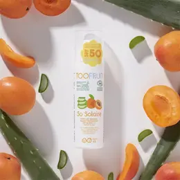 Toofruit Enfant Corps So Solaire Lait Solaire SPF50 Abricot Aloe Vera Bio 100ml