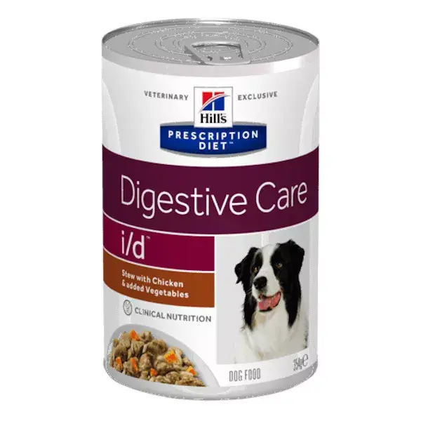 Hill's Prescription Diet Canine I/D Digestive Care Aliment Humide Poulet 12 x 354g