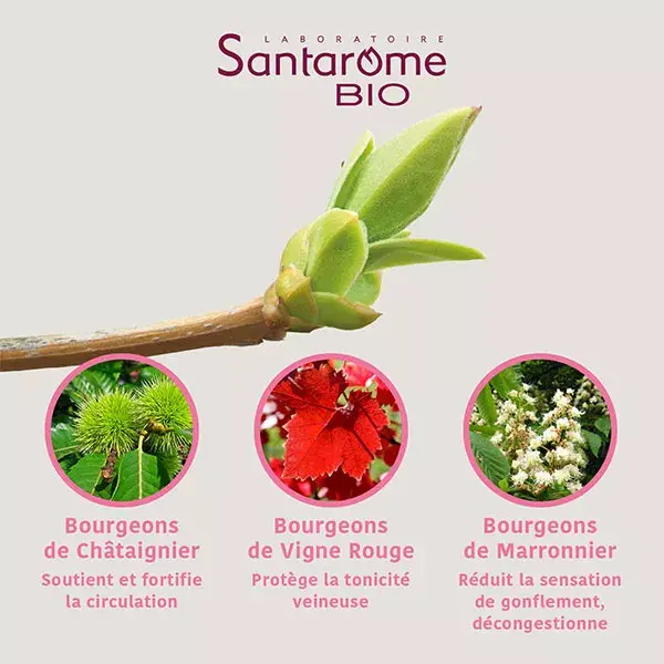 Santarome Bio Tri Complejo de Brotes Piernas Ligeras Bio 30ml