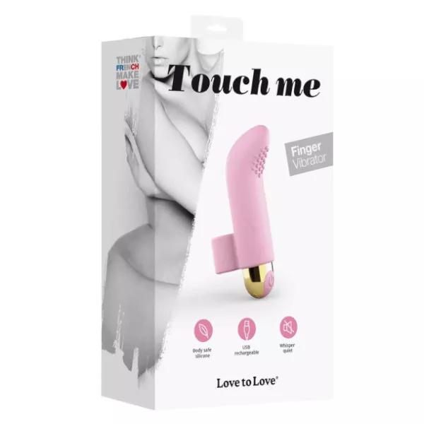 Love to Love Touch me Rose Dito Vibrante