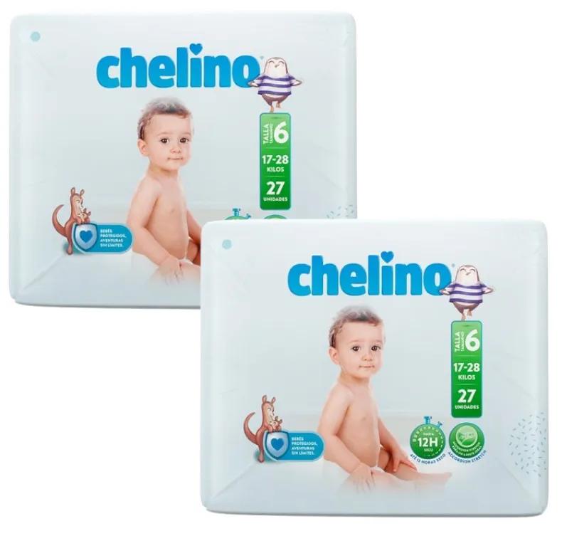 Chelino Luiers Maat 6 (17-28 Kg) 2x27 stuks