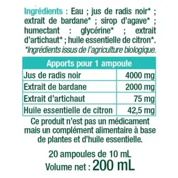 Les 3 Chênes Phyto Aromicell'R Détox Foie Bio 20 ampoules