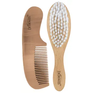 Dr Brown's Wooden Brush and Comb