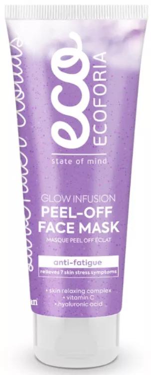 Ecoforia Lavender Clouds Glow Infusion Peeling-Gesichtsmaske 75 ml