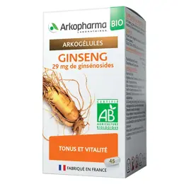 Arkopharma Arkogélules Ginseng Bio 45 gélules